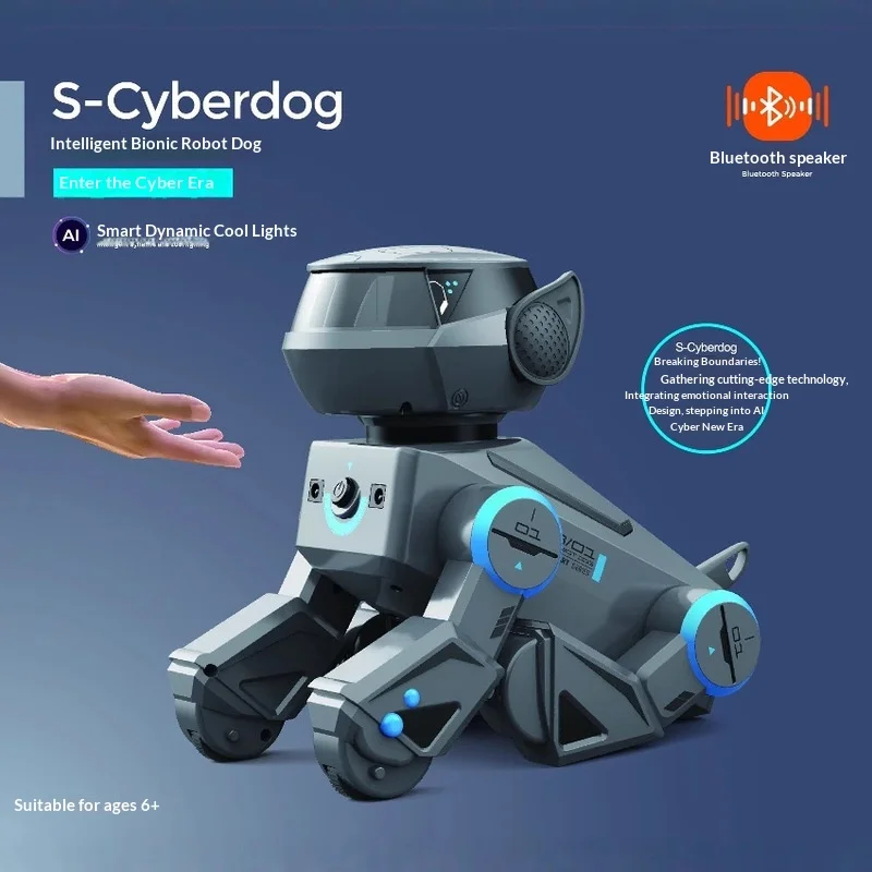 S Cyberdog Ai Intelligent Robot Dog Gesture Sensing Touch Programming Deepseek Bluetooth Remote Control Bionic Bluetooth Speaker
