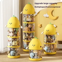 Doll Storage Box Toys Organization Plush Toy Storage PP Large Storage Rack Stuffed Storage Barrel Children's toy Organizer 