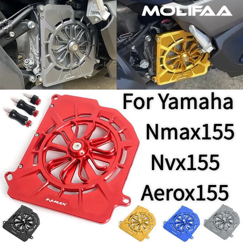 

For Yamaha Nmax155 Nvx Aerox 155 Radiator Guard Protection Cover Motorcycle CNC Aluminum Water Tank Cover Accessories