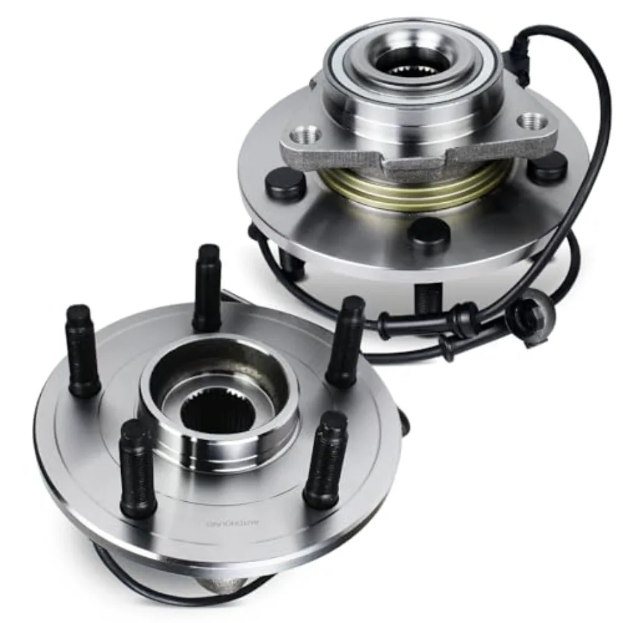 

Autoround 515073 [2 шт.] Ступица подшипника переднего колеса в сборе, совместимая с Dodge Ram 1500 1500 2002-2005 годов, 5 наконечниками с АБС-пластиком для тяжелых условий эксплуатации