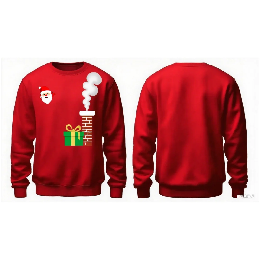 Weihnachtsfeier Feier Grafik Hoodie 3D-Druck Frühling und Herbst Mode vielseitige Streetwear Herren und Damen Y2K Hoodies