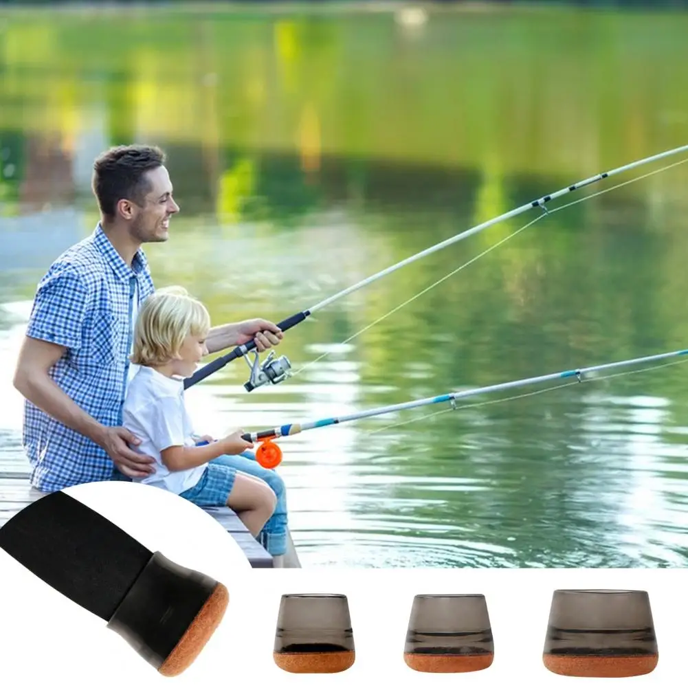 Fishing Rod End Cover Fishing Rod Butt Protector Universal Fishing Rod Butt Cushion Pole Holder Protector Set for Outdoor Use