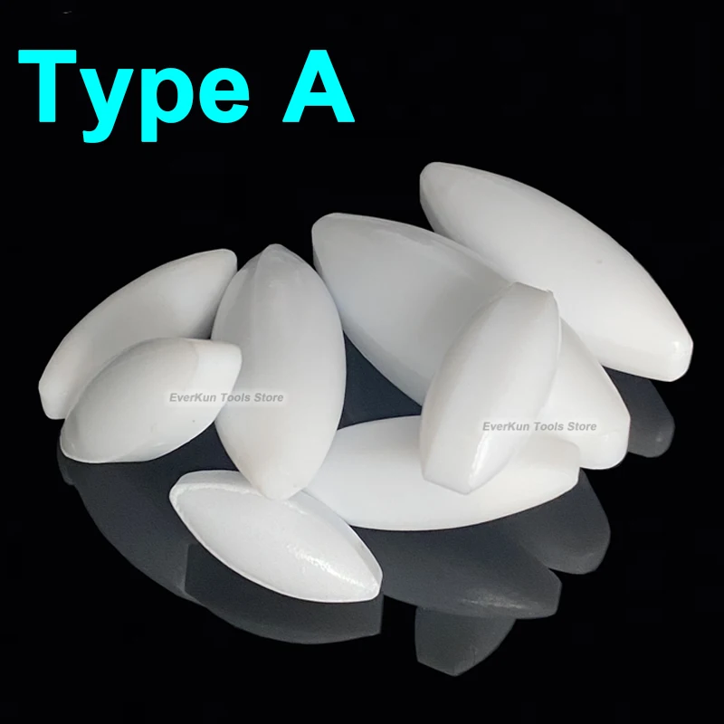 1–100 Stück PTFE-Magnetrührstäbe für das Labor, A, B, C, 3 Typen, zylindrisch, korrosionsbeständig, magnetischer Mixer, Rührstab, Laborbedarf – Detail 2