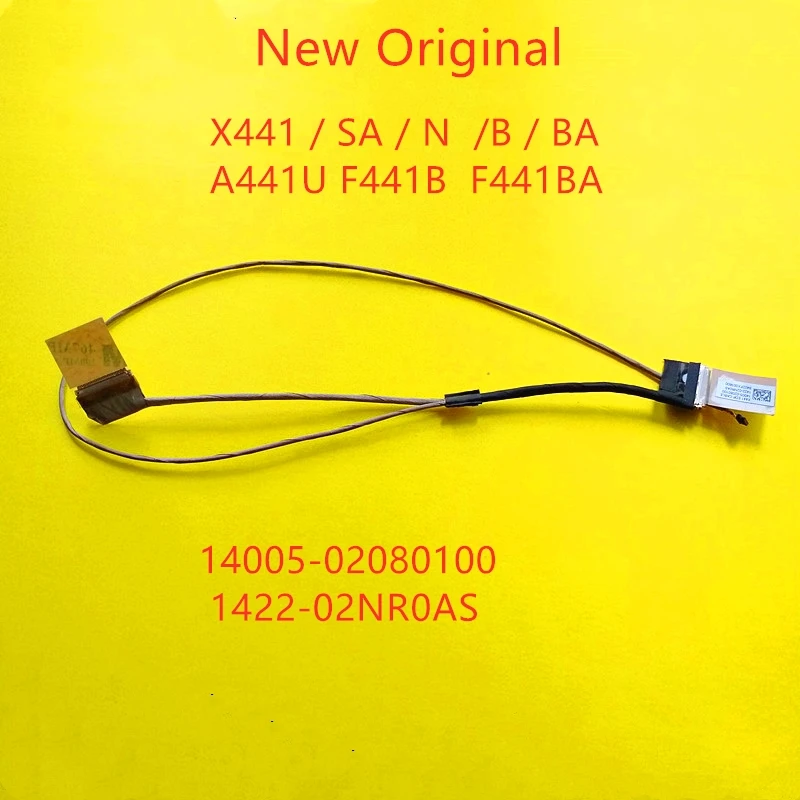 

New Original lcd LVDS EDP cable For ASUS X441 / SA / N /B / BA A441U F441B F441BA 14005-02080100 1422-02NR0AS 30pin