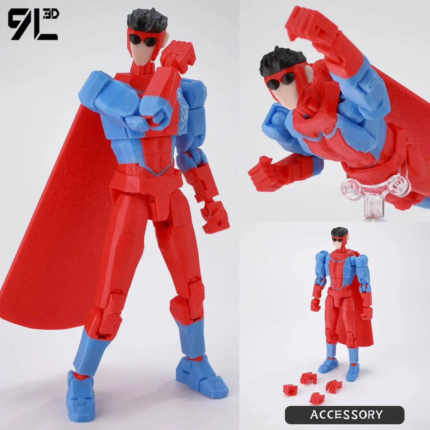 9L3D Printe Dummy13 T13 Onverslaanbare Mark Grayson Bulletproof Mark Grayson Action Figure Anime Collectible Model Speelgoed Voor Kinderen Gift