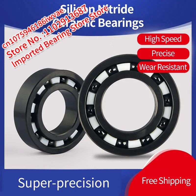 Silicon Nitride Ceramic Bearings MADE IN CHINA 6200 6201 6202 6203 6204 6205 6206 6207 6208 6209