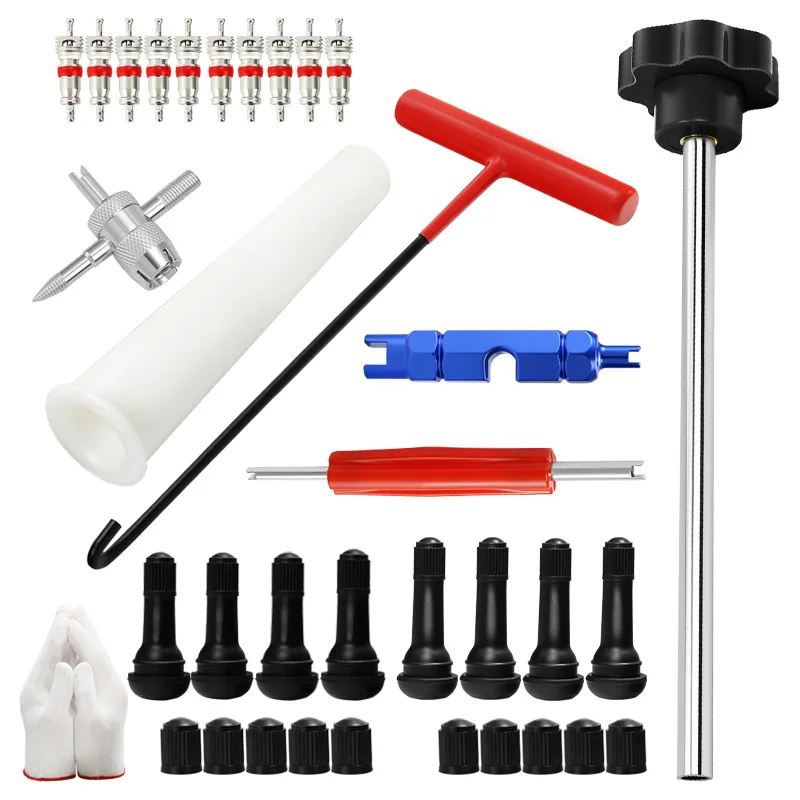 valve tire remover installation tool set vacuum tire remover valve core screwing group