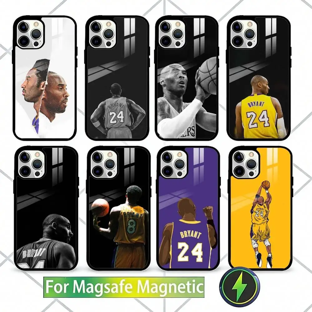 

Basketball K-Kobe B-Bryant 8 24 Phone Case For iPhone17,16,15,14,13 Plus,Pro Max Magnetic For Magsafe Wireless Charging