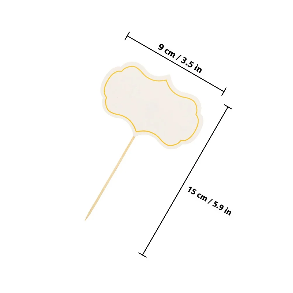 48 قطعة من ملصقات الطعام لبوفيه الحفلات علامات الجبن القابلة للكتابة مسواك فارغة يختار علامات الطعام للحفلات لبوفيه الزفاف السبورة