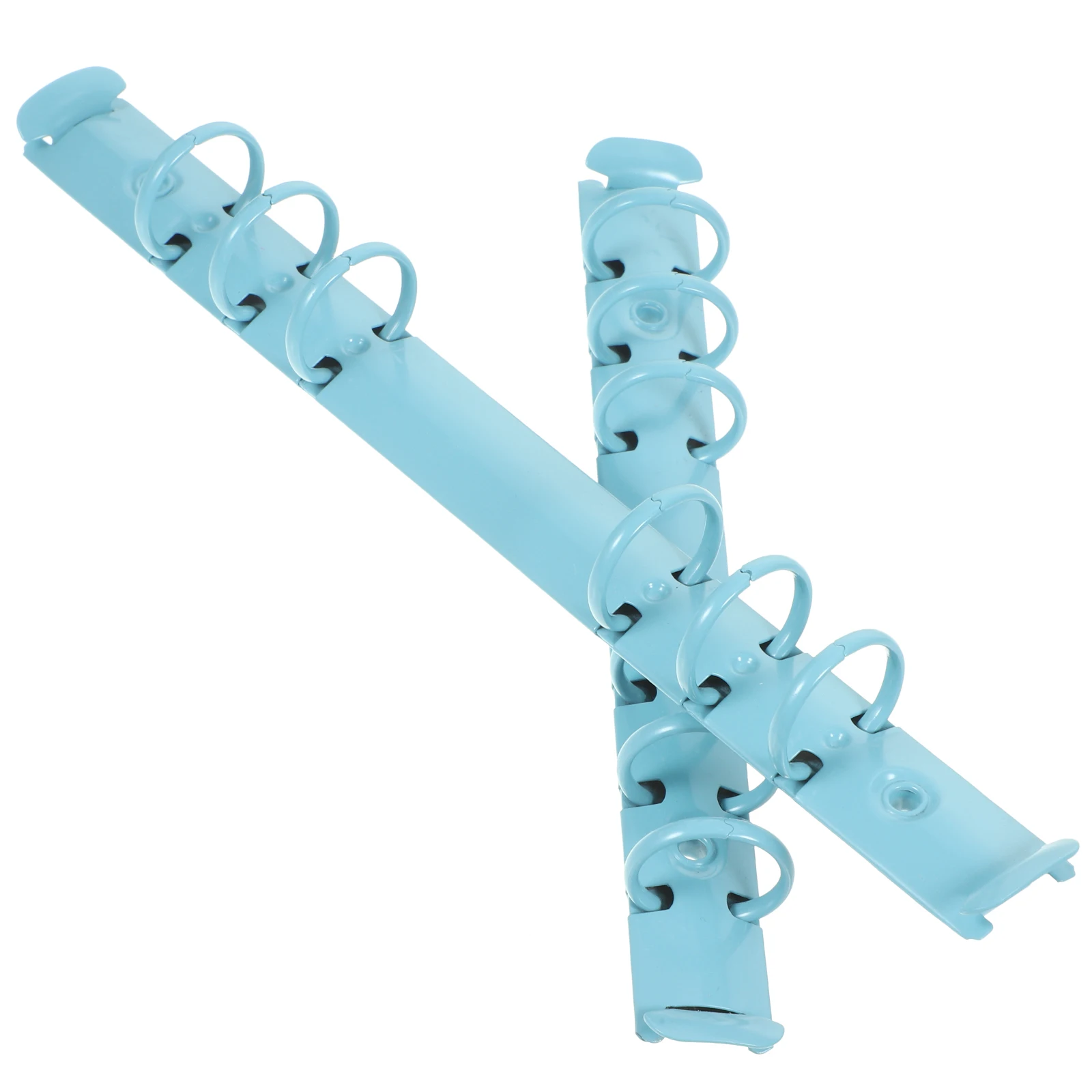 

2Pcs Metal Binder Clips Easy Pages Planner Folder Binder Spine Inserts Metal Clips for Hanging Binding Combs