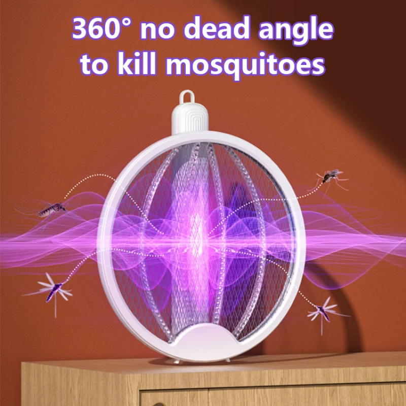 

Portable Foldable Mosquito Zapper USB Rechargeable Electric Bug Killer Safe Eco-Friendly for Garden Patio