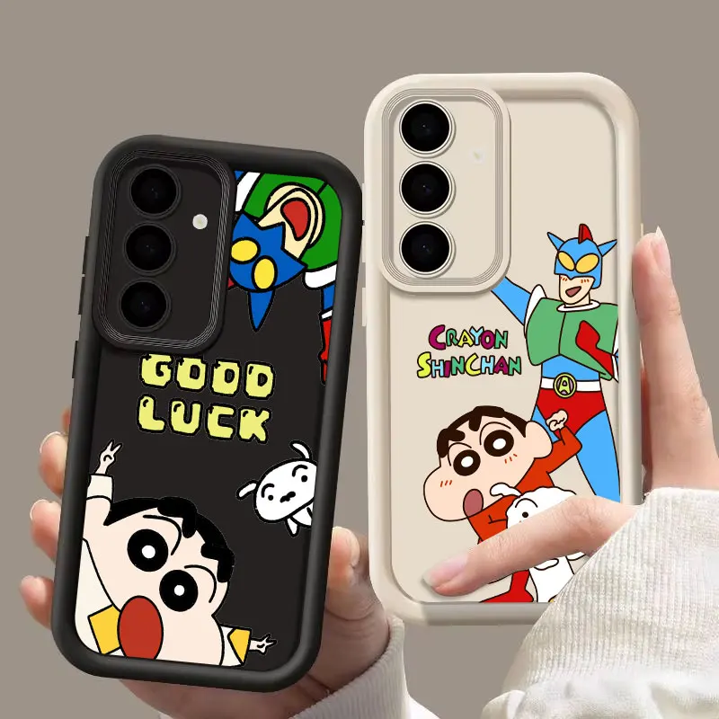 Crayons Boy S26 Ultra Case For Samsung Galaxy S26 S25 S24 S22 S23 Ultra S21 Plus S20 FE Camera Protection Soft Cover Shin-chans - view 4