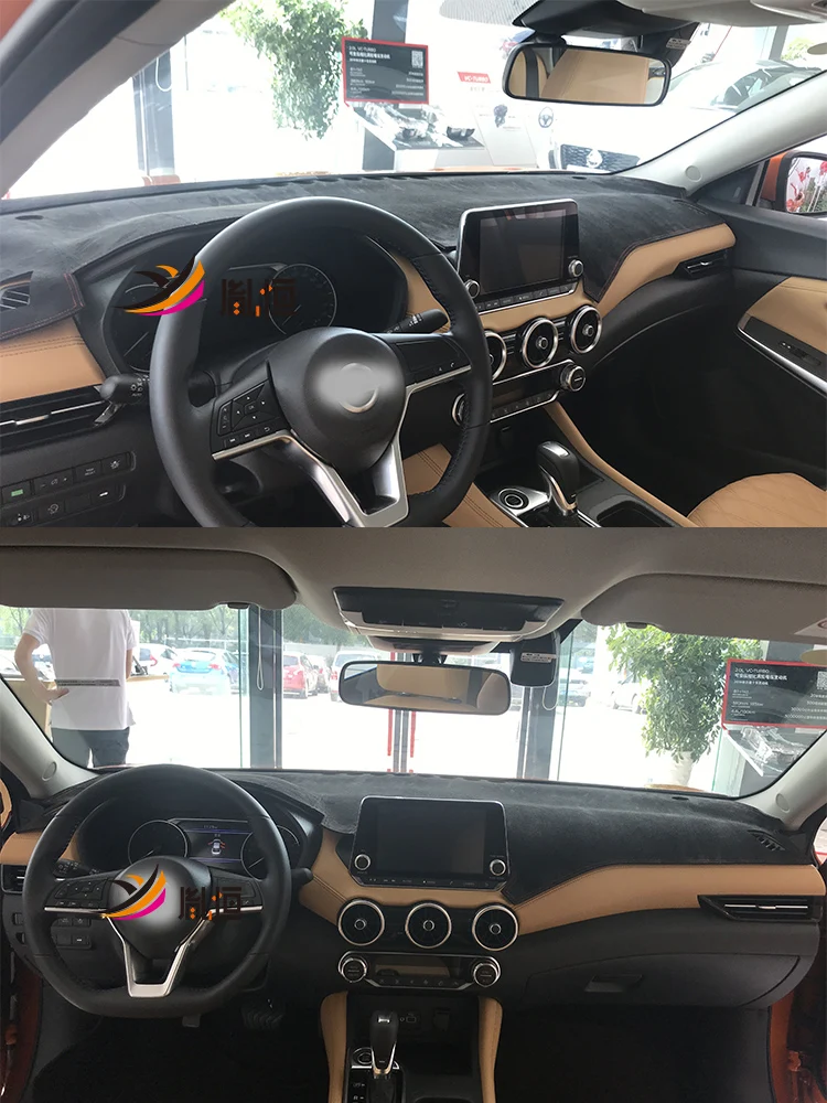 

For 2020-2022 Nissan Sylphy Sentra S B18Z Car-Styling Dashmat Dashboard Cover Instrument Panel Insulation Protective Pad