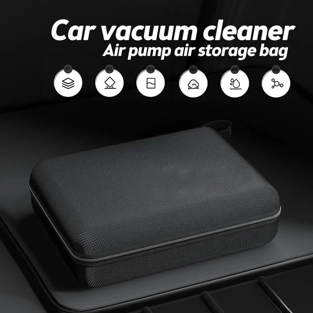 Bolsa de Armazenamento Universal para Carro, Caixa Protetora para Aspirador de Carro, Estojo Rígido de EVA para Dispositivos Digitais, Bolsa de Transporte, Pouch