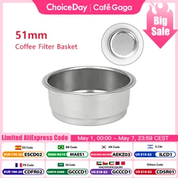Coffee Filter Basket 304 Stainless Steel New Design 51MM Filter Basket For Coffee Portafilter Coffee Accessories Barista Tools