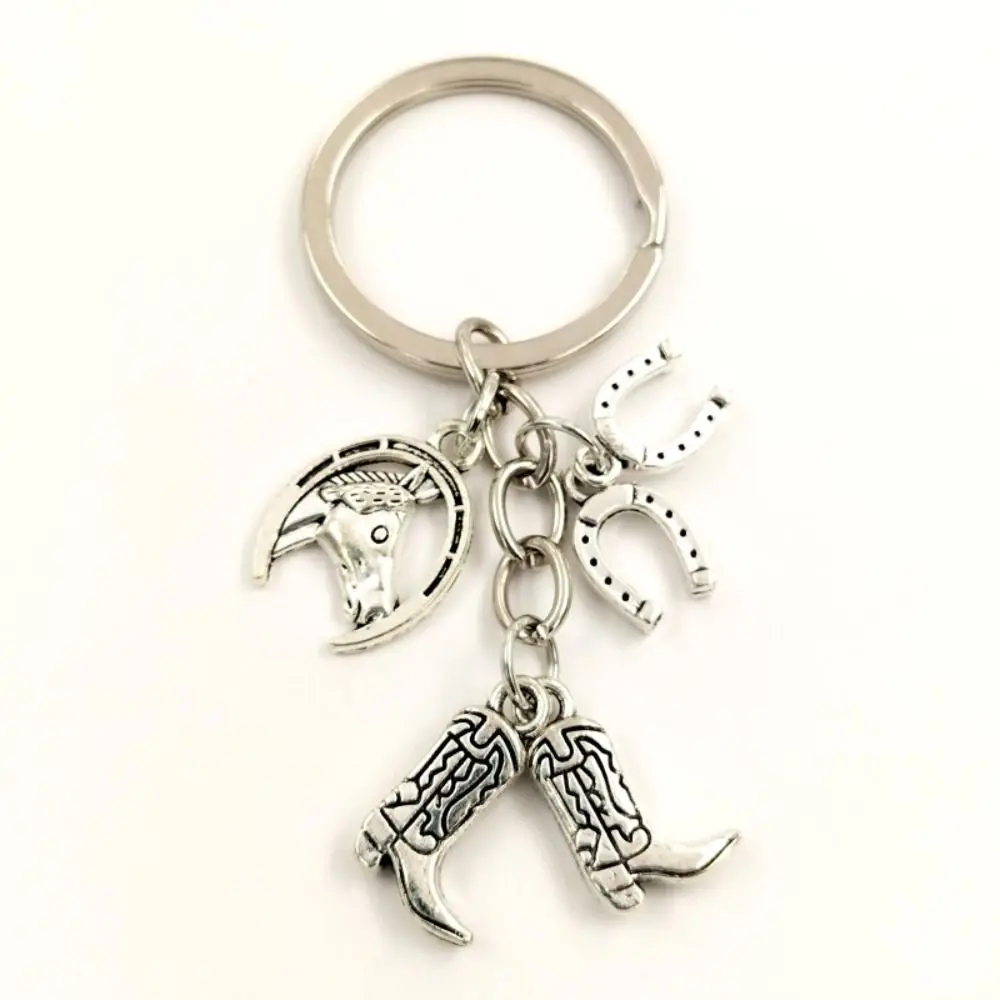 

Horse Racing Horse Pendant Key Chain Unique Running Horse Metal Horse Keychain Metal Silver Vintage Horse Pendant Keyring