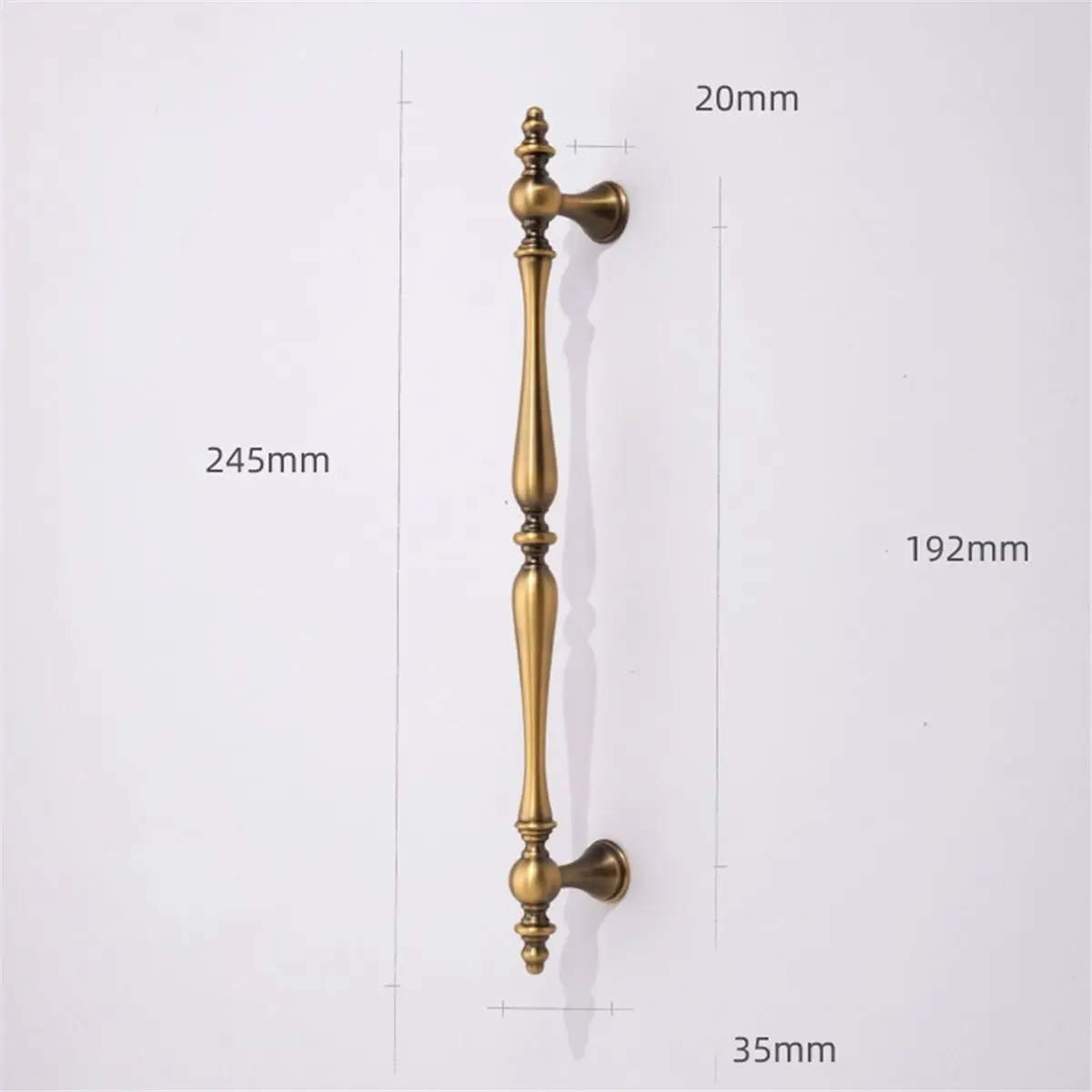 newA10R For Santaya Modern Brushed Brass Teardrop Cabinet Handle for Kitchen and Bedroom Furniture