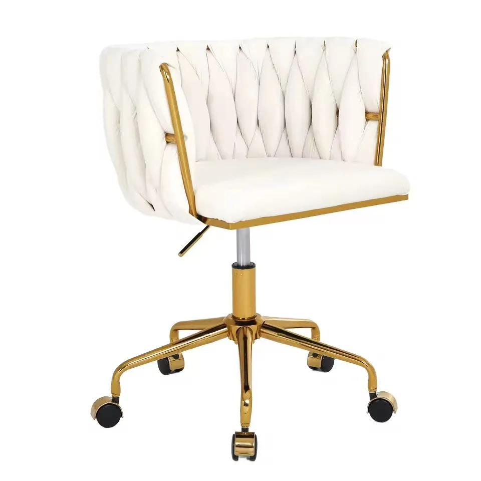 

Light luxury makeup chair girls bedroom dresser backrest desk computer manicure