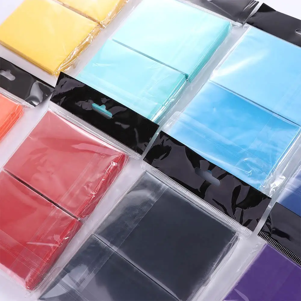 Novelty Penny Color Trading Card Sleeve Matte 66x91mm Yugioh Card Holder 100PCS Gift view 5