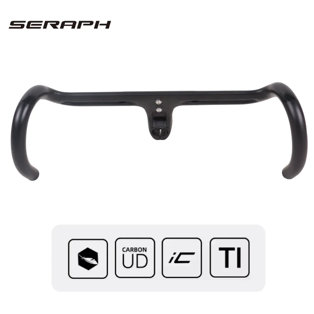 NEW Gravel handlebar Light weight cross country bar Full Carbon Integrated Handlebar bicycle For gravel frame Bike HB047