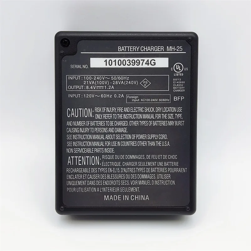 MH-25 Battery Charger For Nikon EN-EL15 EN-EL15A EN-EL15B EL15C D500 D600 D610 D750 D800 D810 D850 D7000 With US/EU/AU/UK Plug