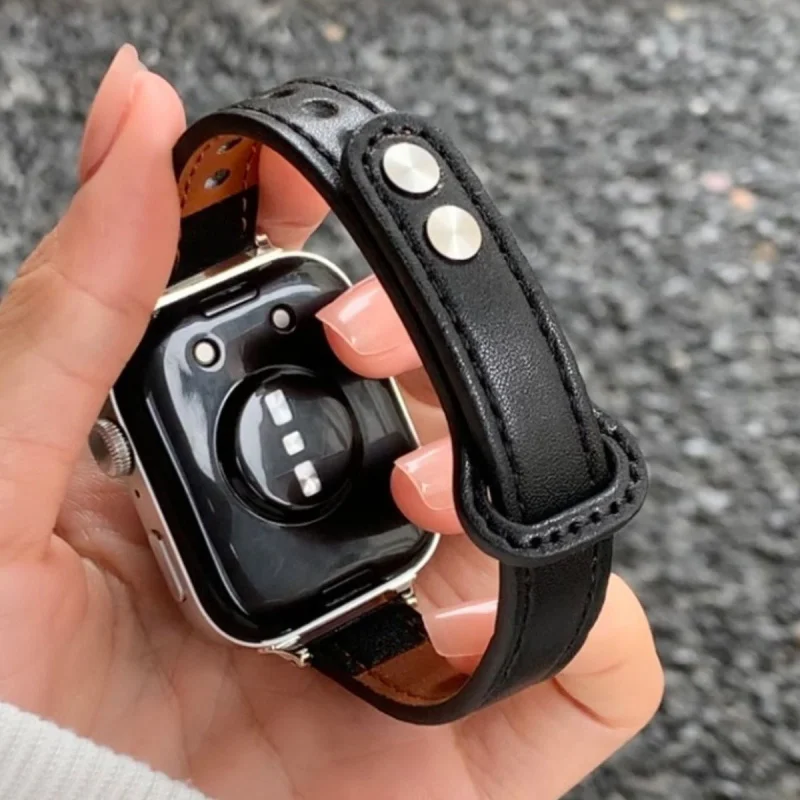 Slim Leather Strap For Xiaomi Band 9 8 Pro Wristband Bracelet New Design For redmi watch 6 5 4 Quick Release Casual Accessories