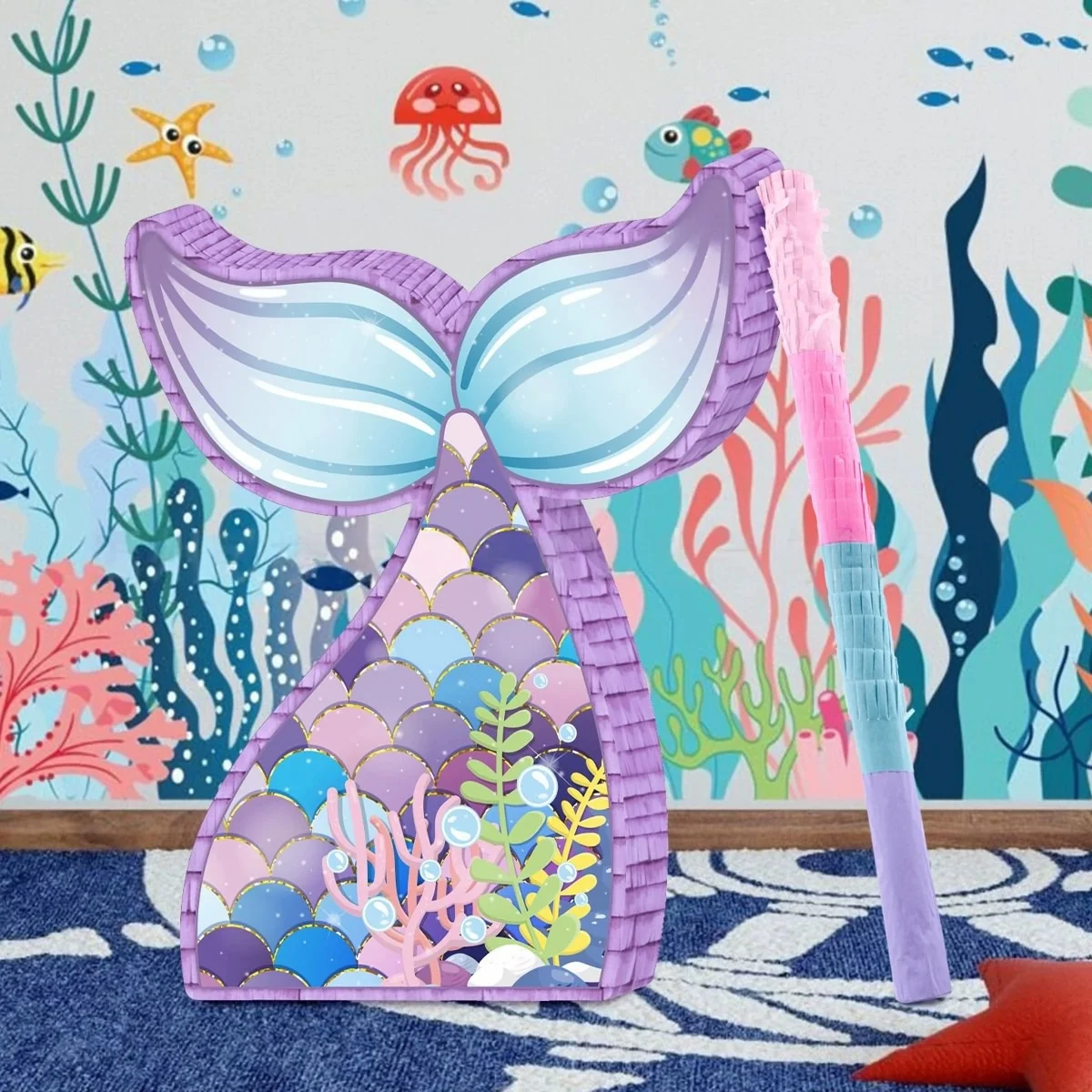 conjunto-de-1-pinata-de-cauda-de-sereia-com-tema-oceano-e-vareta-para-criancas-decoracao-de-festa-de-aniversario-e-cha-de-bebe