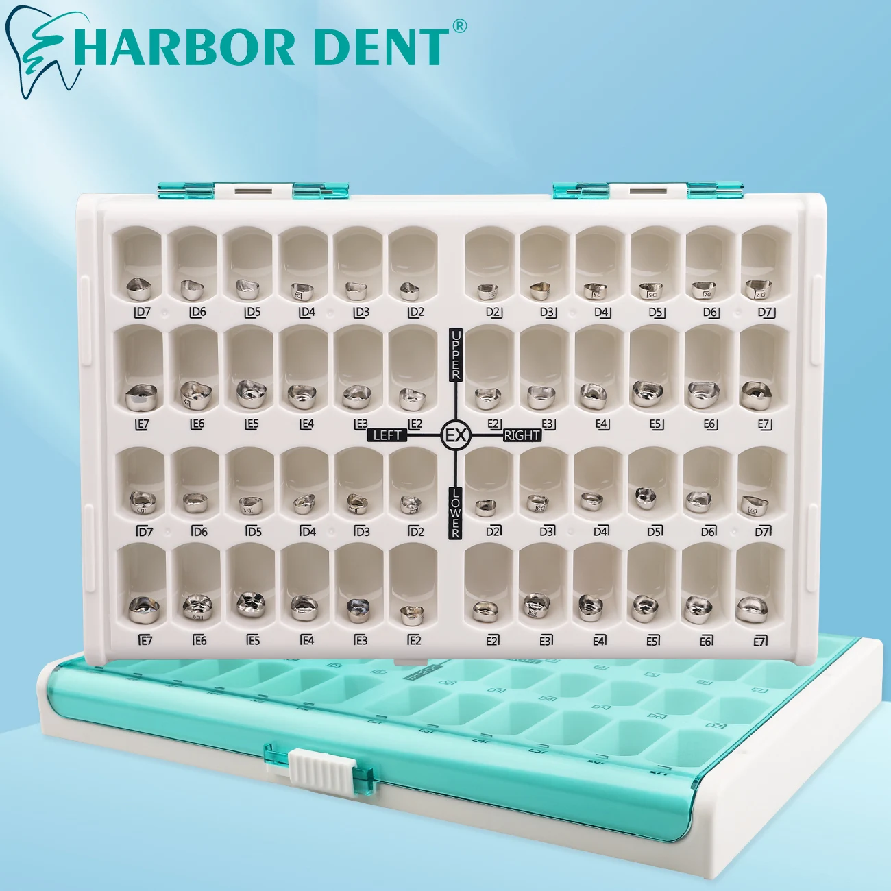 Dental Crown Kids Preformed Metal Crown Stainless Steel Pediatric