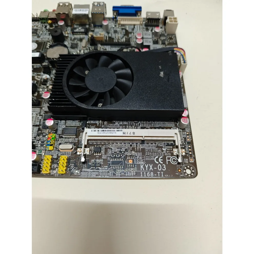 For 1168-TI3 YH-1168 I5-5200U advertising machine POS machine cashier main board with LVDS LPT 100% detection.