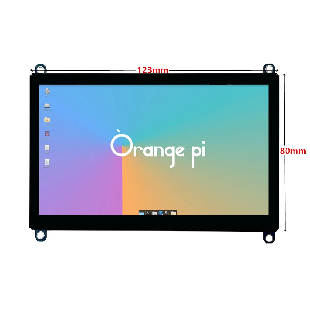 

For Raspberry Pi,Orange Pi PC Monitor 5-inch 800*480 LCD Screen Capacitive Touch Display HDMI-compatible Portable Monitor Module