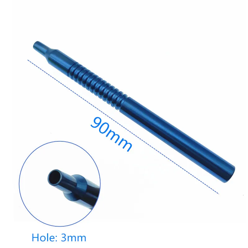 Injection and Suction Handle 9cm Infusion Handpiece Stainless Steel Titanium Ophthalmic Eye Instruments