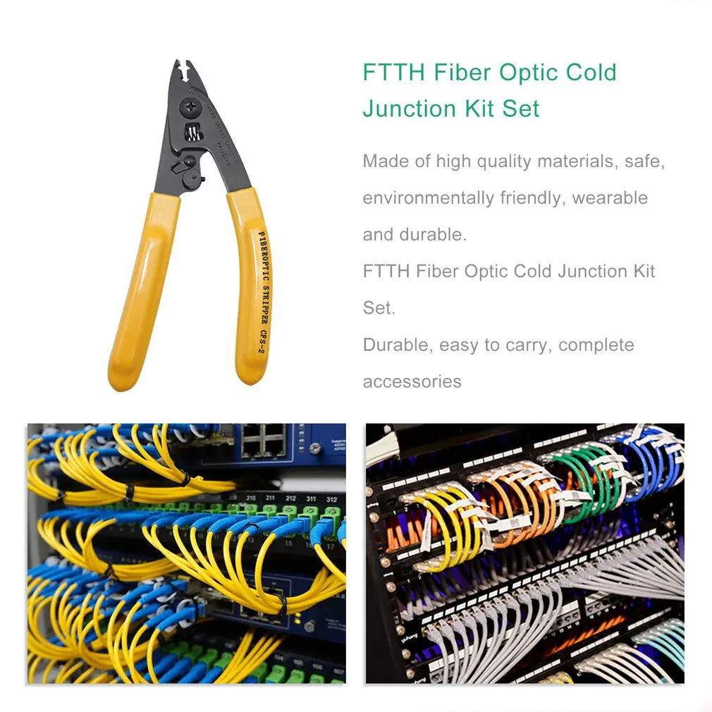 CFS-2 FTTH Optical Fiber Stripping Tool Plier Fiber Optic Stripping Wire Stripper Fiber Optic Cable Stripper Dropshipping