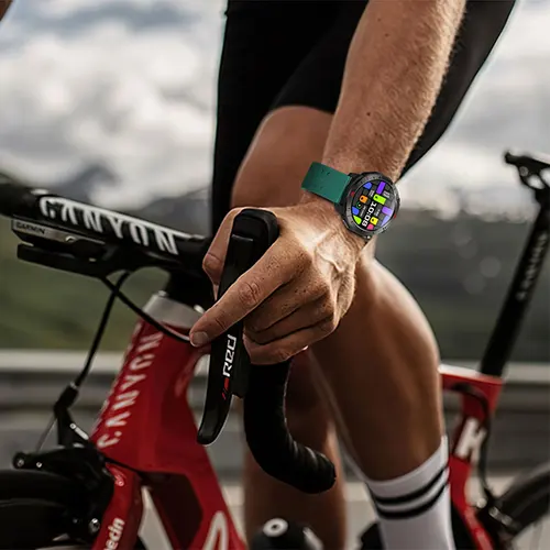 Imagen 2 del producto NORTH EDGE GPS reloj inteligente 1,43 '' Pantalla Amoled AOD Bluetooth llamada altitud barómetro brújula linterna LED hora mundial IP68