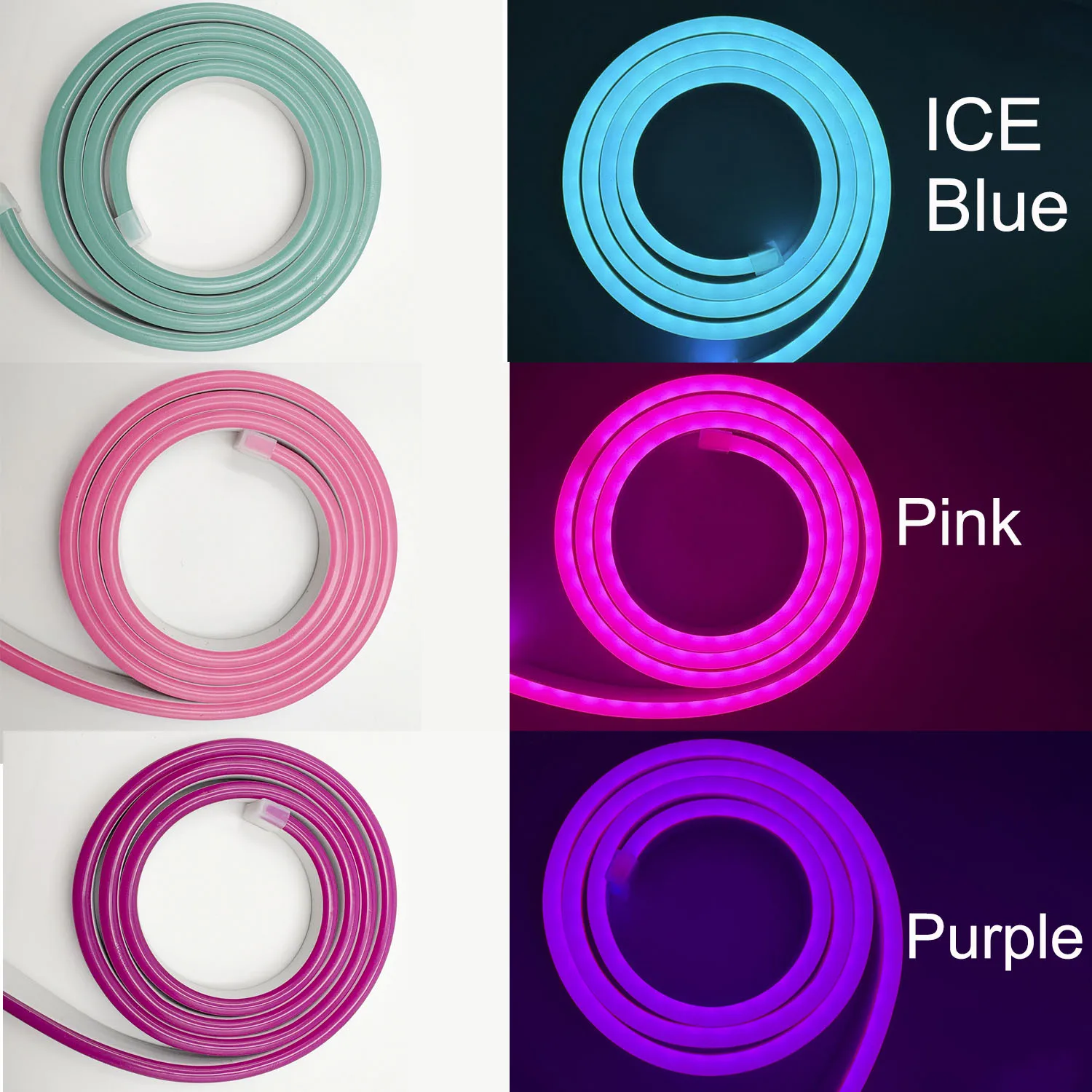 DC5V Neon Led Strip Light 2835 120Leds/M 6mm Narrow Rope Flex Tape Silicon Tube Bar Waterproof DIY Sign Red Green Blue Yellow