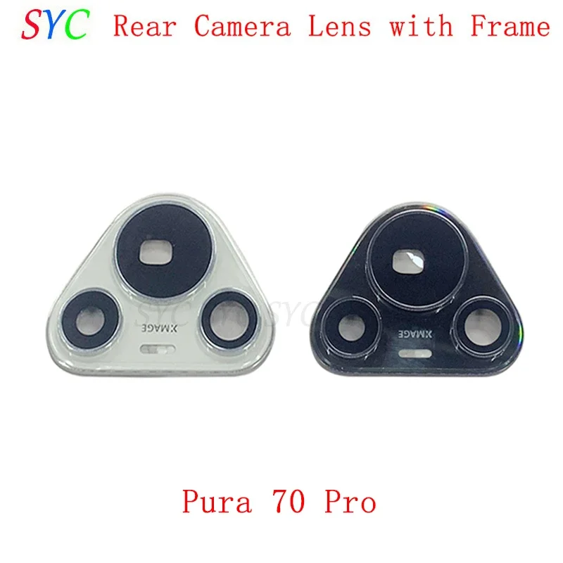 

Back Camera Frame with Lens Glass For Huawei Pura 70 Pro Plus Rear Camera Glass Lens with Frame Repair Parts