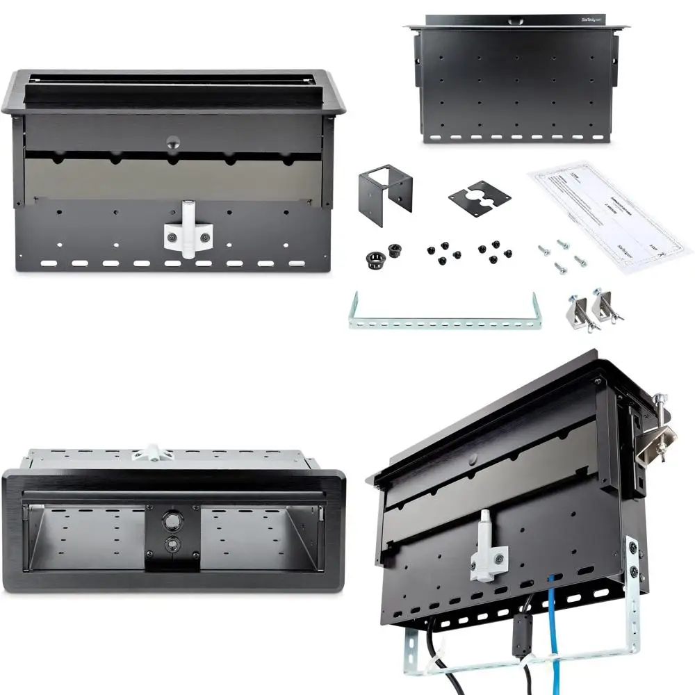 

Коробка для подключения устройств к конференц-столу - для подключения питания/зарядки/AV/док-станции для ноутбука - Органайзер для кабелей (BOX4ULE)