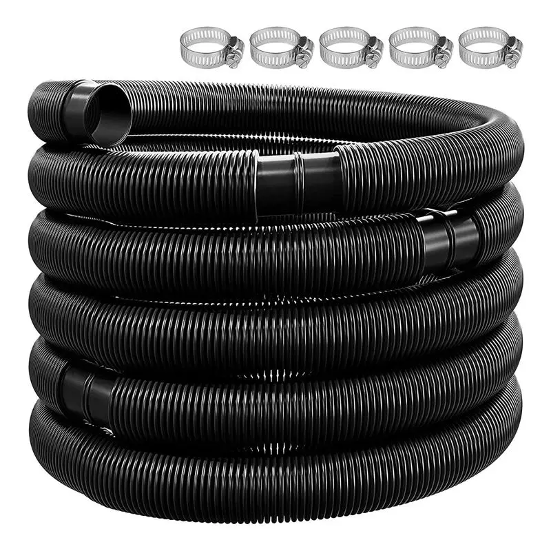 RTENTE-6. Swimming Pool Hose Diameter 32 Mm With Hose Clamp ,Swimming Replacement Pipe Pool Cleaner Tool