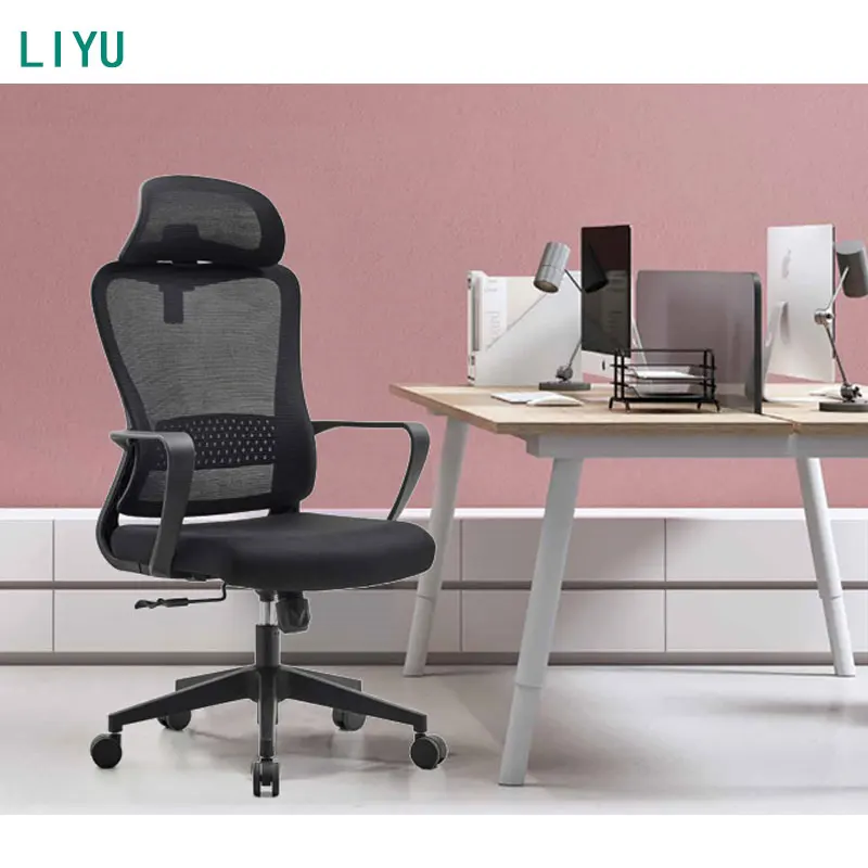 

July003 Liyu Furniture Высококачественное современное сетчатое офисное кресло Новое высококачественное вращающееся кресло для отдыха с металлическим дизайном для офиса G