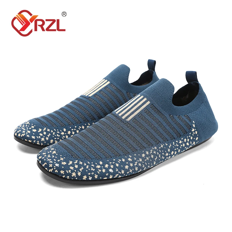 

YRZL Men Mesh Loafers Driving Moccasins High Quality Flats Walking Shoes Breathable Non Slip Casual Loafers Summer Mens Shoes