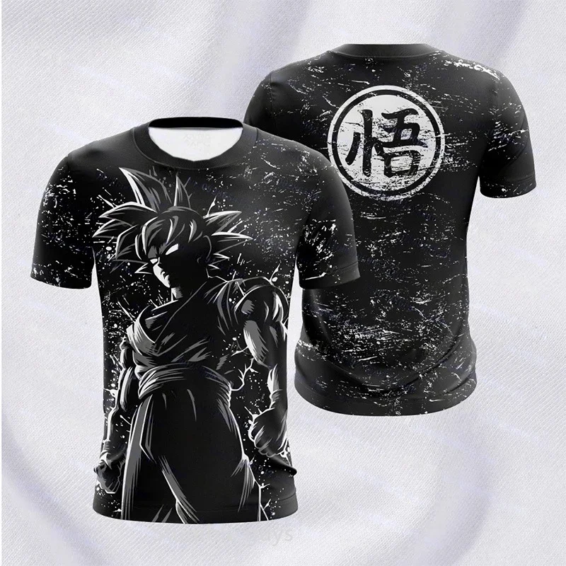 Herren Dragon Ball T-Shirt Jungen Kleidung Mädchen Sportbekleidung T-Shirt Damen Super Saiyan 3 Vegeta Anime Tee