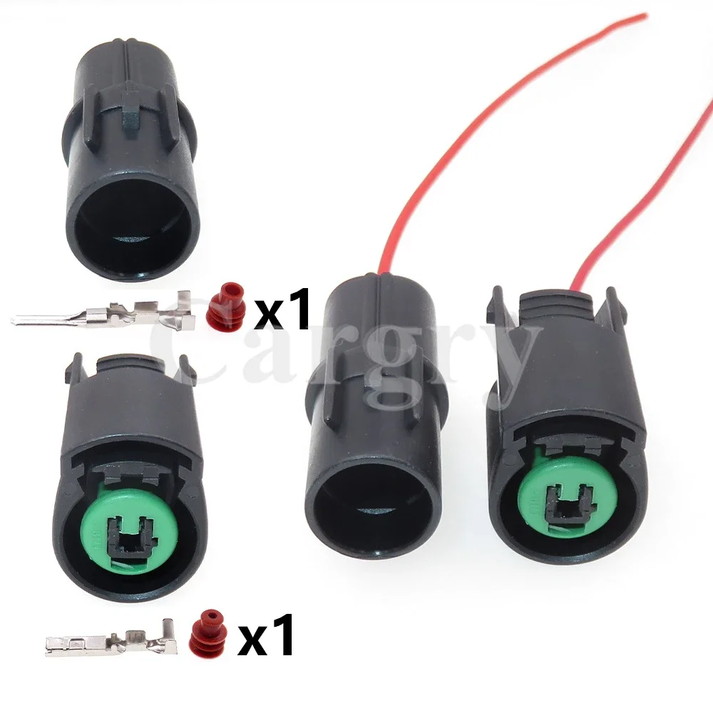 1 Set 1P PB625-01027 PB623-01020 Automobile Compressor Wire Harness Socket AC Assembly Car Male Female Waterproof Connector