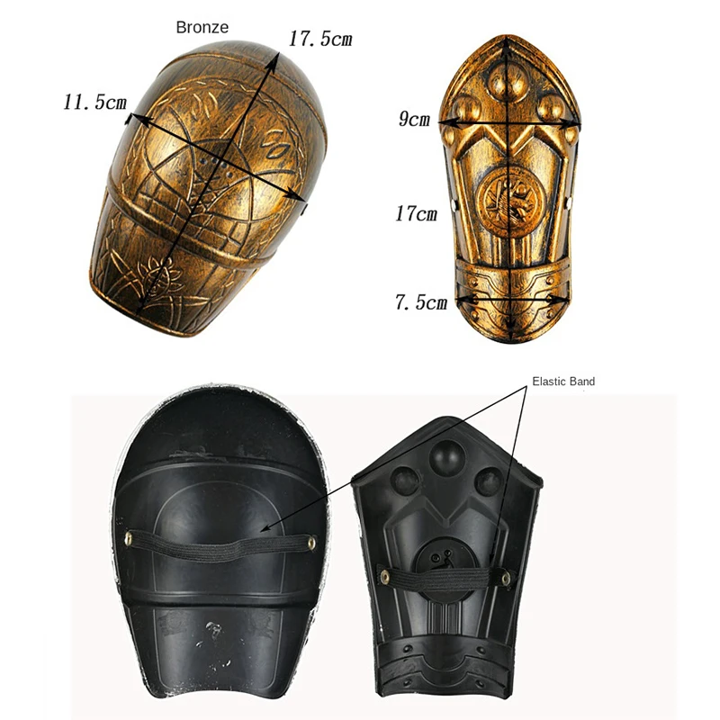 Retro Roman Warrior Armor Set Crianças Desgaste Dragão Escudo Arma Brinquedo Cosplay Para A Dança Desempenho Outdoor Sports Toy Presente