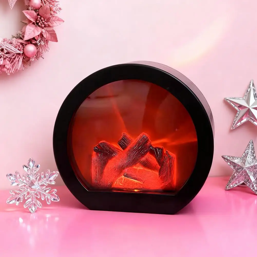 Lampada a fiamma simulata Luce per camino portatile Lanterna con effetto fiamma realistica per decorazioni per interni ed esterni Elettrico portatile