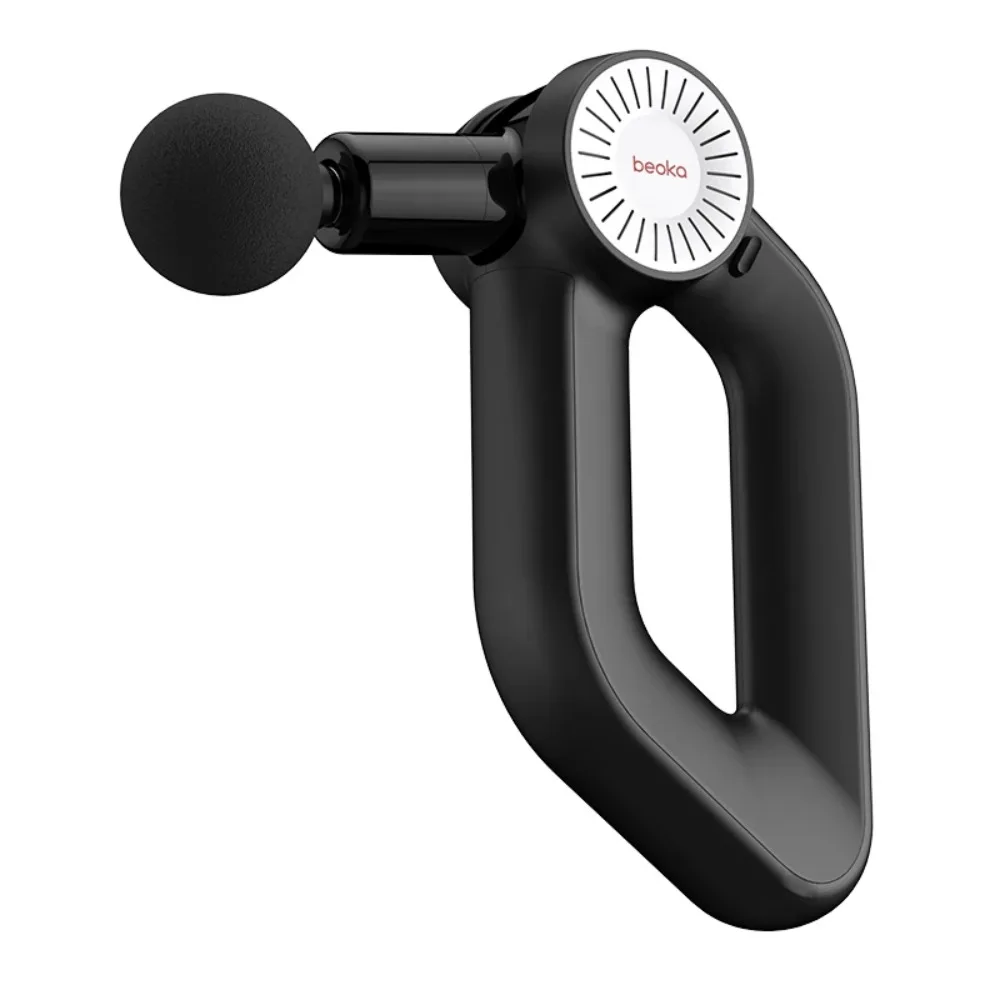 Massage Gun D6 PRO Heating/Cooling Heads 12MM Amplitude Heavy Handheld LCD Touch Screen Fascia Body view 3