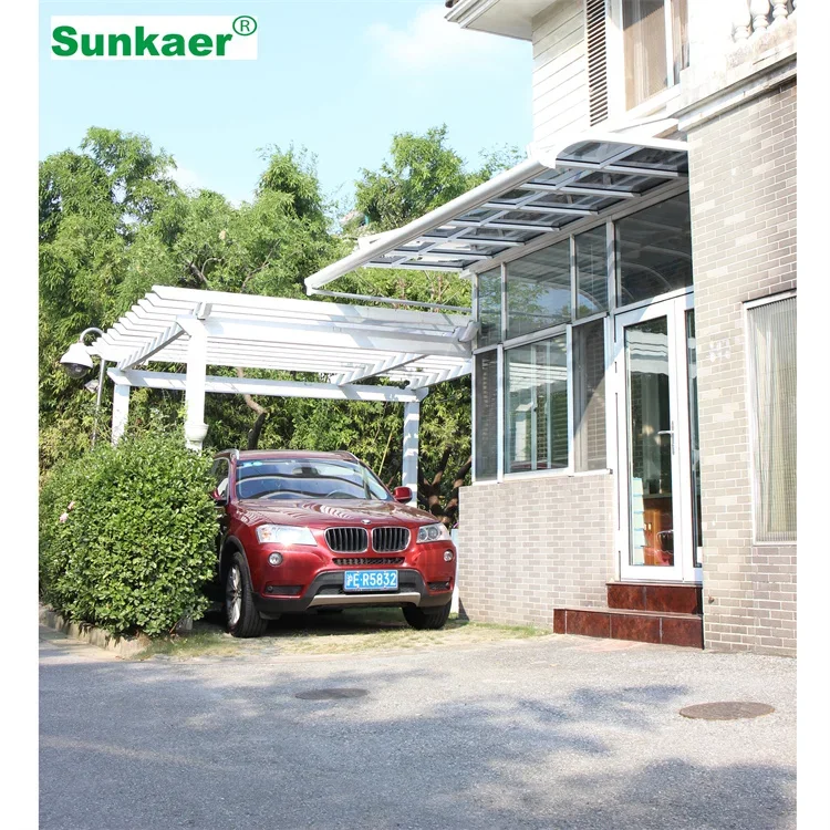 Factory price sun shade outdoor canopy aluminum Waterproof Aluminum Canopy balcony rain cover sun shelter