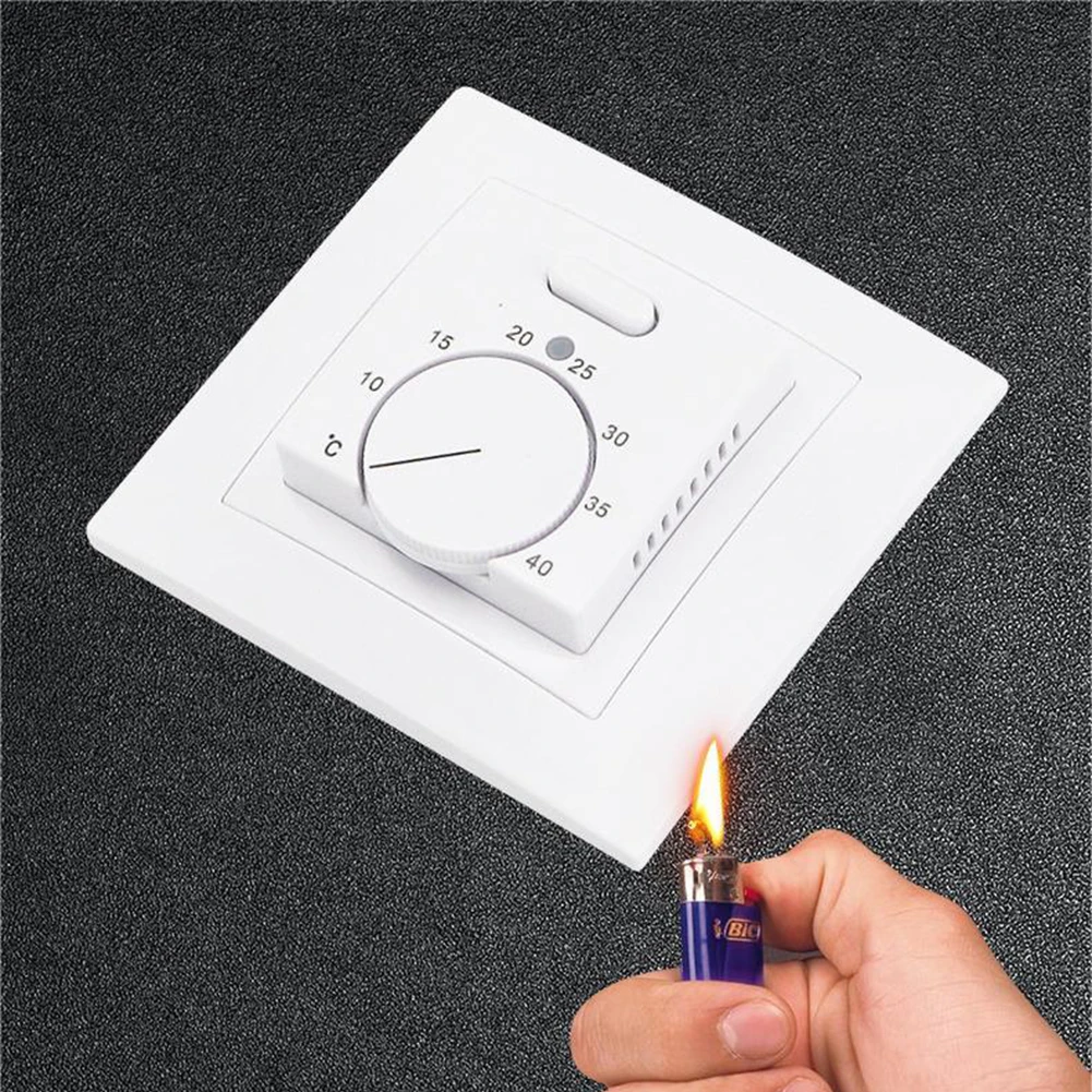 

Эффективное управление отоплением. Ручной термостат 16А для пола в тепловой комнате. В комплект входит внешний датчик для точного считывания.