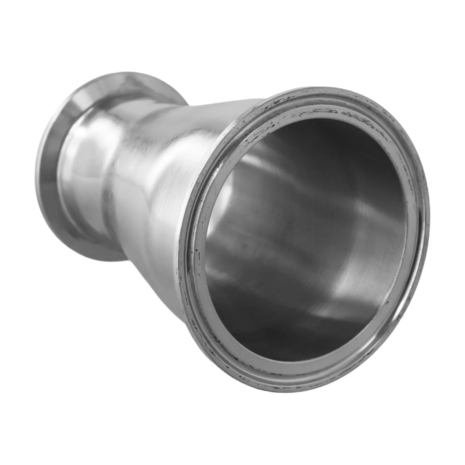 304 Stainless Steel 3 X 2 Reducer Tri Clamp Beer Production Easy Installation For Sanitary Pipes Non-permanent Sealing