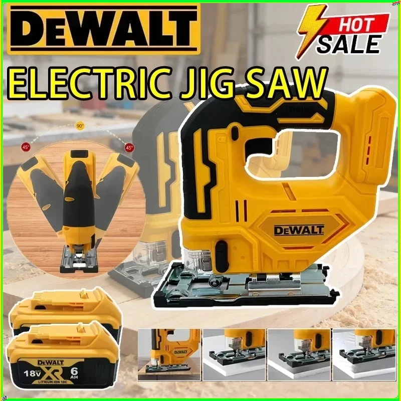 

Аккумуляторный бесщеточный лобзик Dewalt 2700 об/мин, портативный многофункциональный регулируемый электроинструмент для работы по дереву