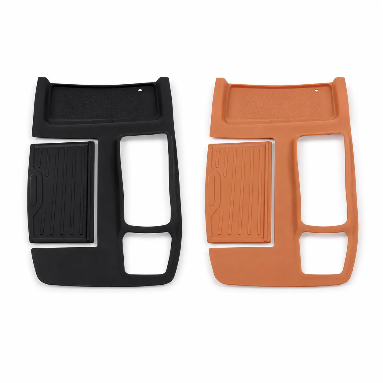 Car Center Console Black Silicone Mat for Alphard Vellfire 40 Series RHD Low Spec Gear Shift Panel Non-Slip Interior Accessories