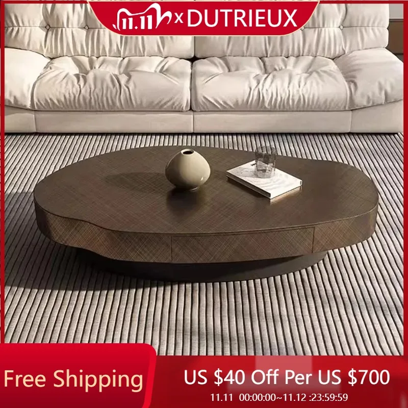 

Low Accent Coffee Table Unique Simple Luxury Modern Decoration Coffee Table Irregular Wooden Meubles Living Room Decoration